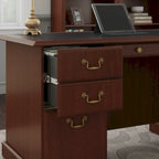 Bush Furniture Saratoga directiebureau met laden en opbergruimte