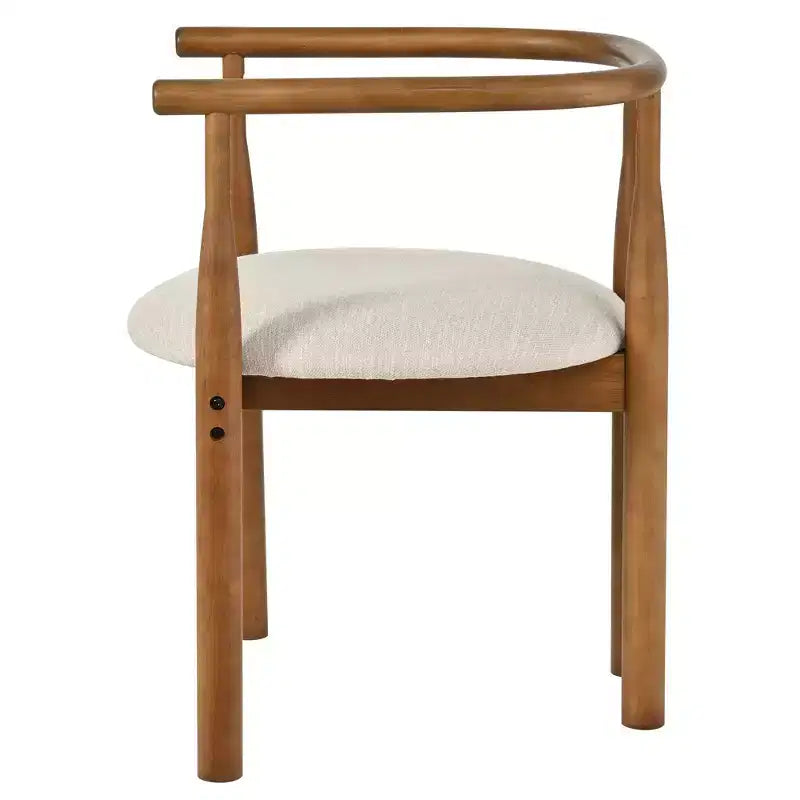 Set da pranzo ovale da 7 pezzi per 6 persone, grande tavolo da cucina familiare da 71", con 6 sedie da pranzo imbottite, noce - Christopher Knight Home