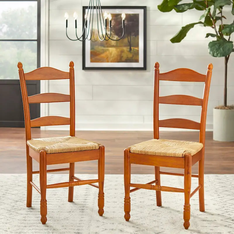 Simple Living Jessie Esszimmerstuhl mit Leiterlehne (2er-Set)