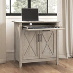 Sekretářský stůl Key West s úložnou skříňkou od Bush Furniture
