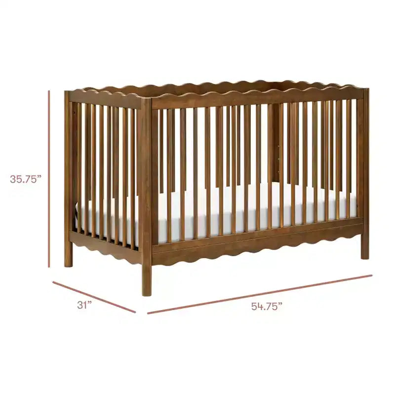 Babyletto Swell 4-in-1 umbaubares Kinderbett mit Umbausatz zum Kleinkinderbett