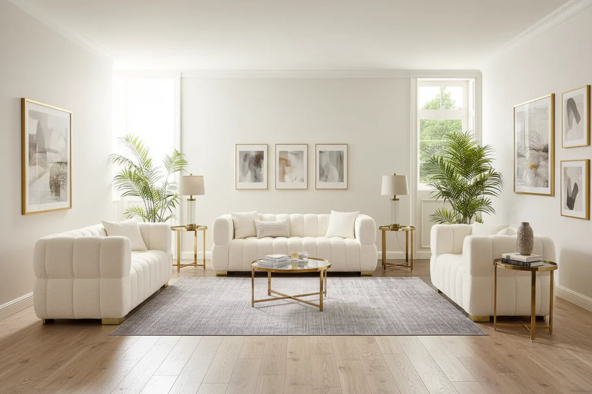 85 modernes Waffelstoff-Sofa, komfortables Freizeitsofa