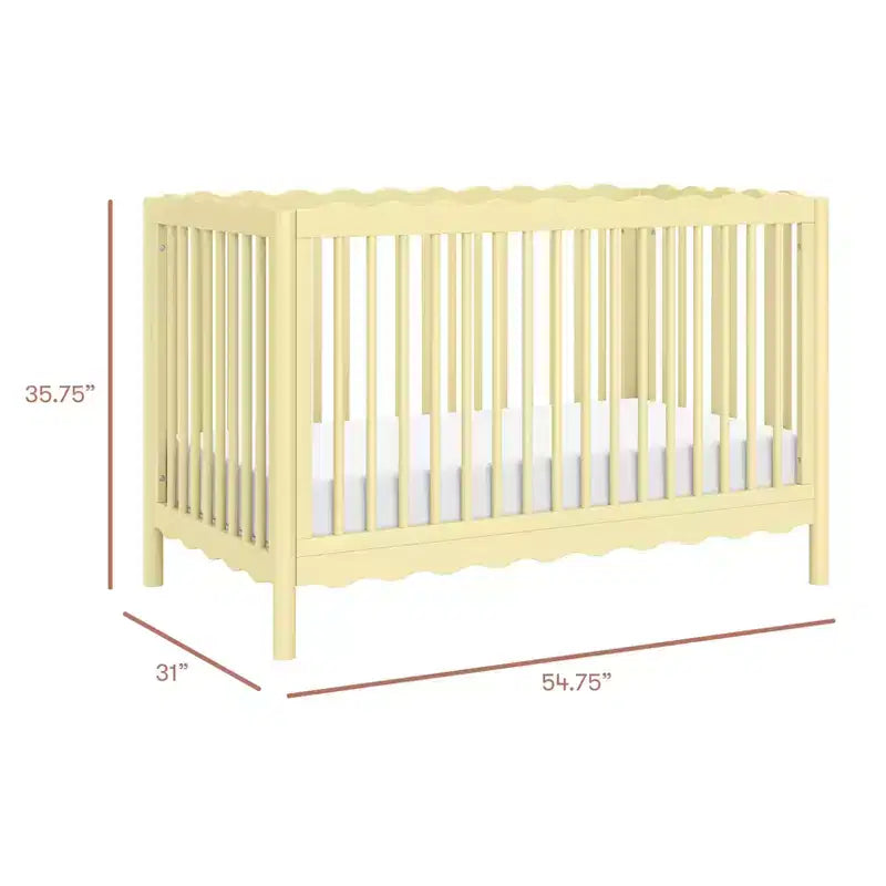 Babyletto Swell 4-in-1 umbaubares Kinderbett mit Umbausatz zum Kleinkinderbett