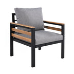 Conjunto de sofá de exterior com 4 peças