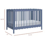 Babyletto Swell 4-in-1 umbaubares Kinderbett mit Umbausatz zum Kleinkinderbett