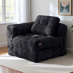 Składana sofa z funkcją spania, narożna sofa podłogowa w kształcie litery L