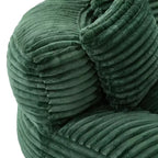 Sitzsack-Sofa für Erwachsene und Kinder, übergroßer Cord-Sitzsack mit 3 Kissen und Armlehne für Wohnzimmer oder Schlafzimmer