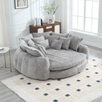 Confortável sofá-cama duplo Loaf, sofá-cama extragrande com apoios de braços