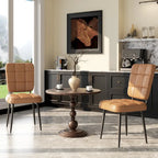 Conjunto de 2/4/6/8 cadeiras de jantar modernas, cadeiras de cozinha estofadas com almofada espessa para sala de jantar