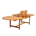 Conjunto de jantar extensível de exterior Amazonia Teak Sessa com 13 peças - 13 peças