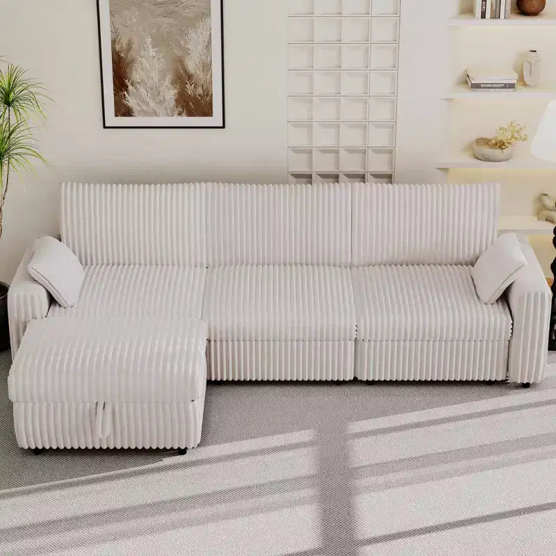 Modulares Cord-Sofaelement von Dyonery mit abnehmbaren, waschbaren Bezügen