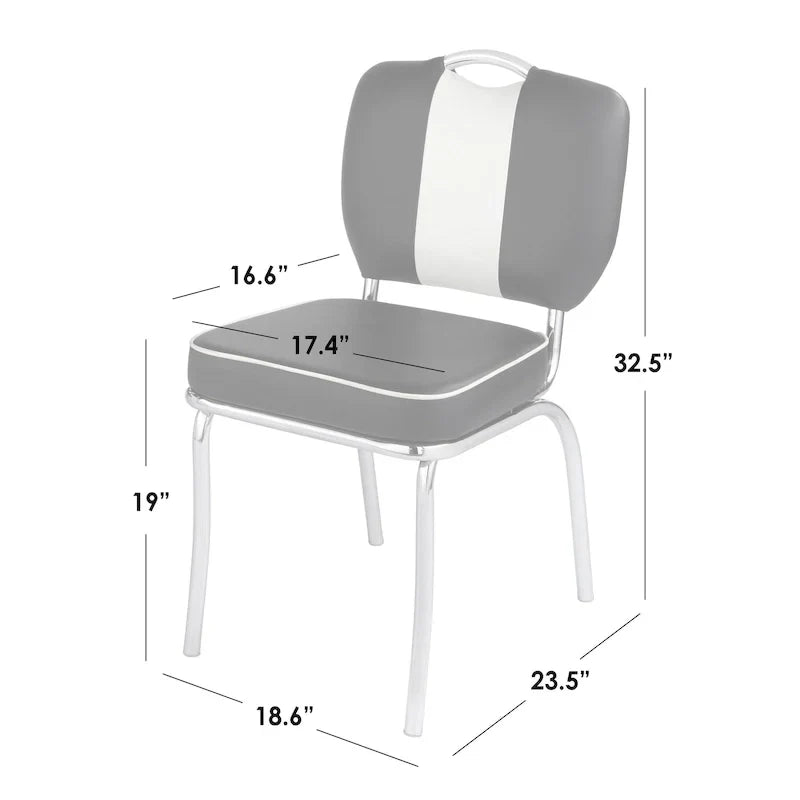 Simple Living Raleigh Retro-5-teiliges Esszimmer-Set