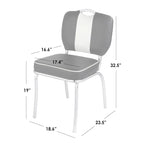 Simple Living Raleigh Retro-5-teiliges Esszimmer-Set