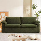 Dyonery 86 Cloud Loveseat-Sofa mit tiefer Sitzfläche und breiten Armlehnenkissen, stabilem Rahmen und atmungsaktivem ergonomischem Design