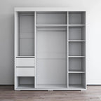 Armoire-miroir à 3 portes Strick & Bolton Suger