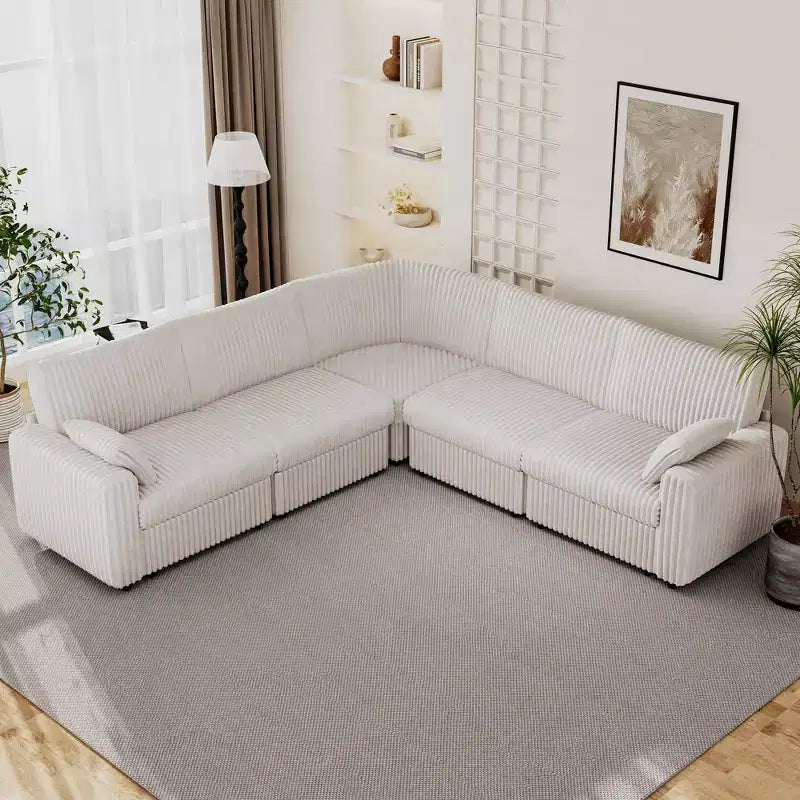 Modulares Cord-Sofaelement von Dyonery mit abnehmbaren, waschbaren Bezügen