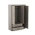 Guarda-roupa com 3 portas e 2 gavetas
