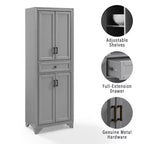 Set da 3 pezzi Tara di credenza e dispensa effetto usurato - Crosley