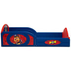 Plastová dětská postel Delta Children na spaní a hraní s připevněnými ochrannými zábranami - PAW Patrol