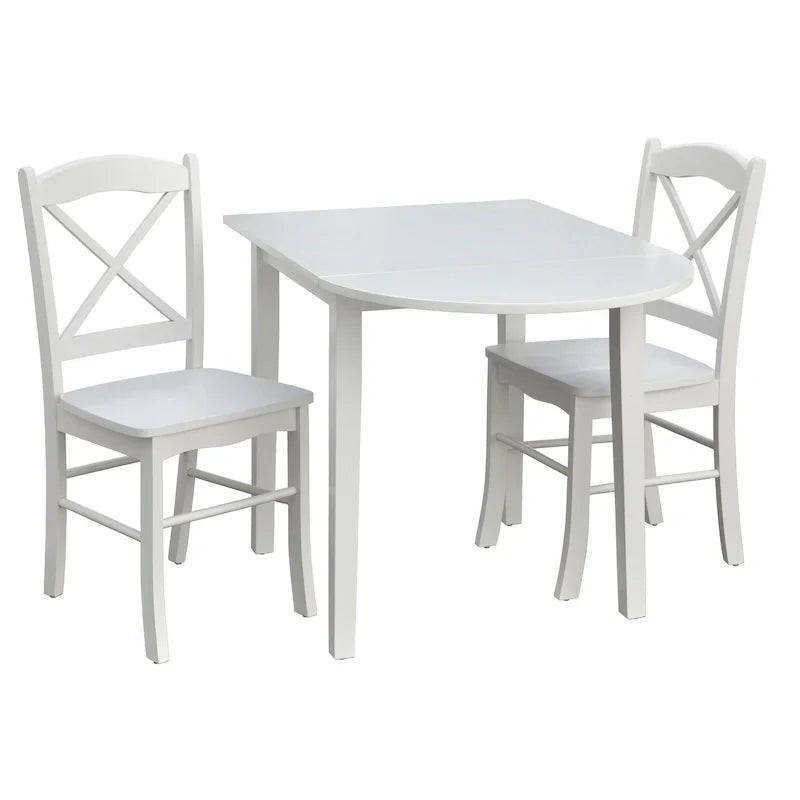 Simple Living Venkovská 3dílná jídelní sestava s rozkládací deskou