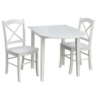 Simple Living Venkovská 3dílná jídelní sestava s rozkládací deskou