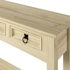 Holzkonsolentisch für den Flur mit 3 Schubladen Corona | Furniture Dash – N/A