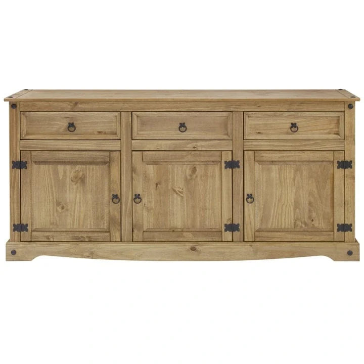 65 Zoll Holz-Buffet-Sideboard im Landhausstil – Corona-Kollektion