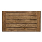 Mesa de apoio Morgan Creek em branco antigo com escovado de arame e detalhes de tabaco