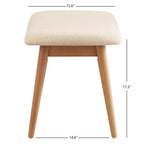 Conjunto de jantar norueguês dinamarquês em carvalho afunilado da iNSPIRE Q Modern