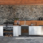 24-in W x 22-in D x 35-in H Edelstahl-Waschbecken und Waschtisch