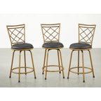 Sgabelli girevoli Alyssa ad altezza regolabile Simple Living (set di 3)