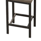 Bistrotisch-Set mit 3 Hockern
