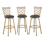 Sgabelli girevoli Alyssa ad altezza regolabile Simple Living (set di 3)