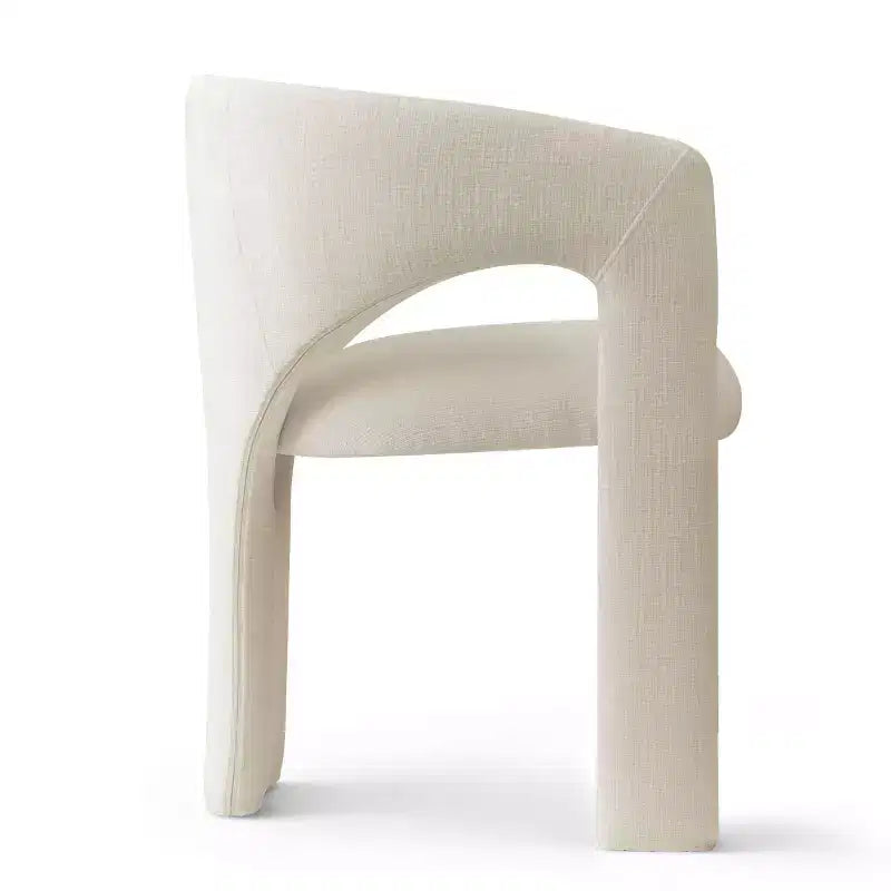 Set da pranzo compatto per 2 persone, sedie imbottite beige, tavolo da pranzo rotondo con piedistallo, arredo moderno compatto per cucina - Panipeachy