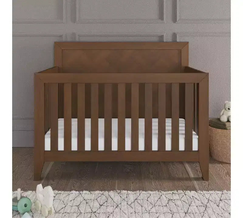 Dětská postýlka, dvojitá komoda a truhla Child Craft Kieran, 3dílná sestava do dětského pokoje, obsahuje postýlku s možností přestavby 4 v 1, komodu a truhlu