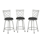 Sgabelli girevoli Alyssa ad altezza regolabile Simple Living (set di 3)