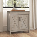Sekretářský stůl Key West s úložnou skříňkou od Bush Furniture