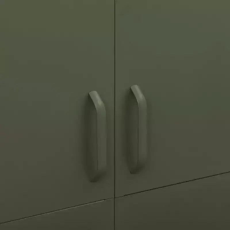 vidaXL Kleiderschrank olivgrün 89,9 x 50 x 180,1 cm aus Stahl