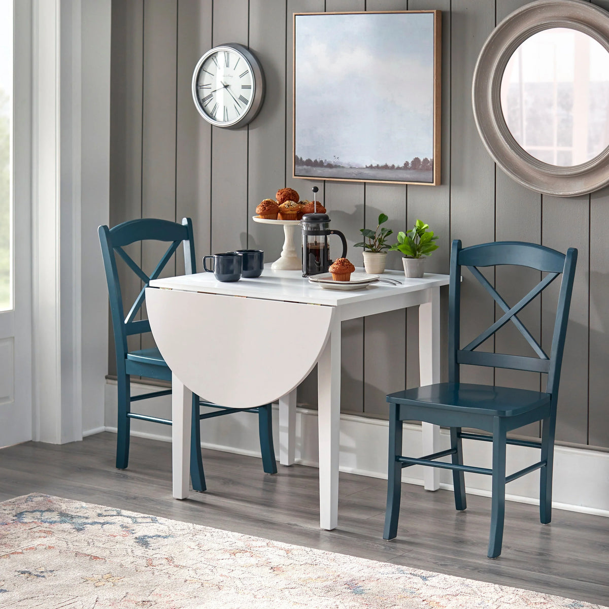 Cadeiras de jantar Simple Living Country Cottage (conjunto de 2)