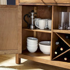 Crosley Roots Buffet mit natürlicher Oberfläche – 52 W x 18 T x 36 H