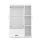 Guarda-roupa com 3 portas e 2 gavetas