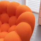 Divano relax curvo a bolle per 2 persone, a forma di nido d'ape, con tessuto 3D, per soggiorno, salotto o appartamento