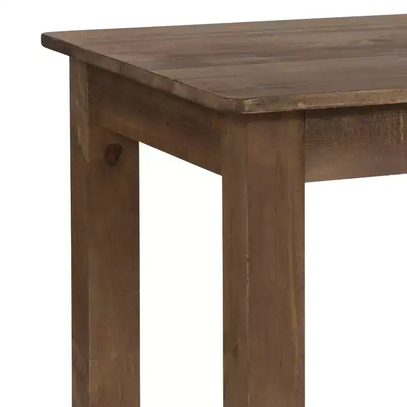 Prostokątny stół do jadalni Flash Furniture 46 x 30 z litej sosny