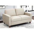 Miles modernes Zweisitzer-Sofa im Mid-Century-Stil mit wendbaren Rückenkissen, groß
