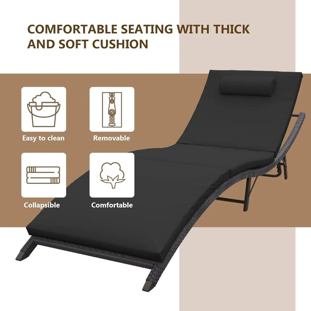 Kullavik 3-teiliges Outdoor-Loungesessel-Set