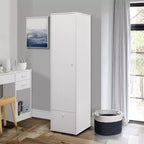 Armadio contenitore Corry di Kings Brand Furniture, bianco