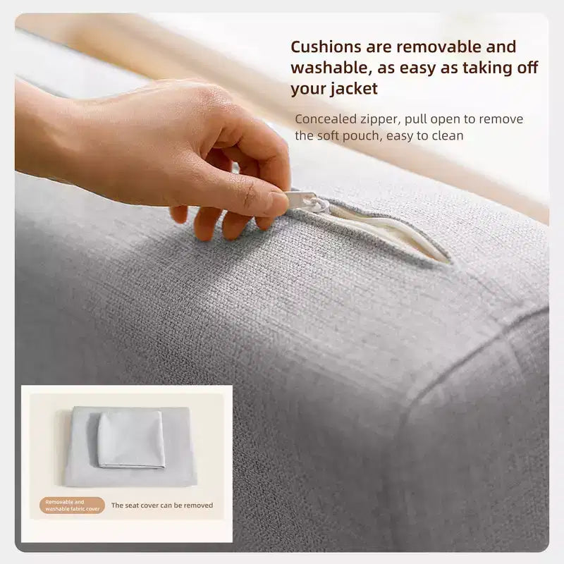 Luck Live modernes 62,2-Zoll-Schlafsofa, multifunktionales Schlafsofa mit Stauraum