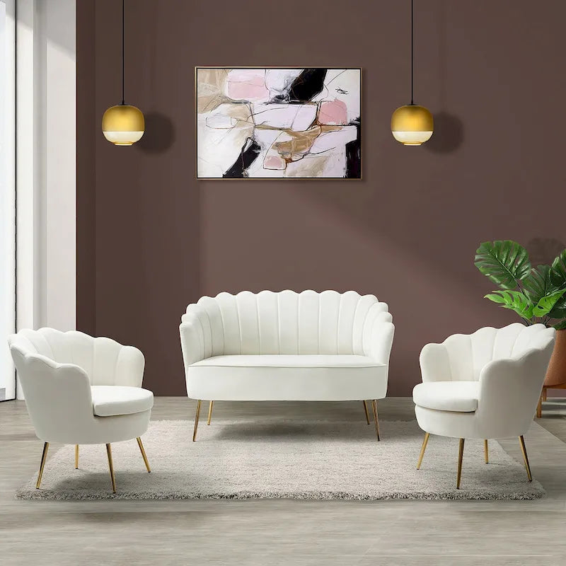 3-częściowy zestaw mebli do salonu Xabier 52 cale marki HULALA HOME
