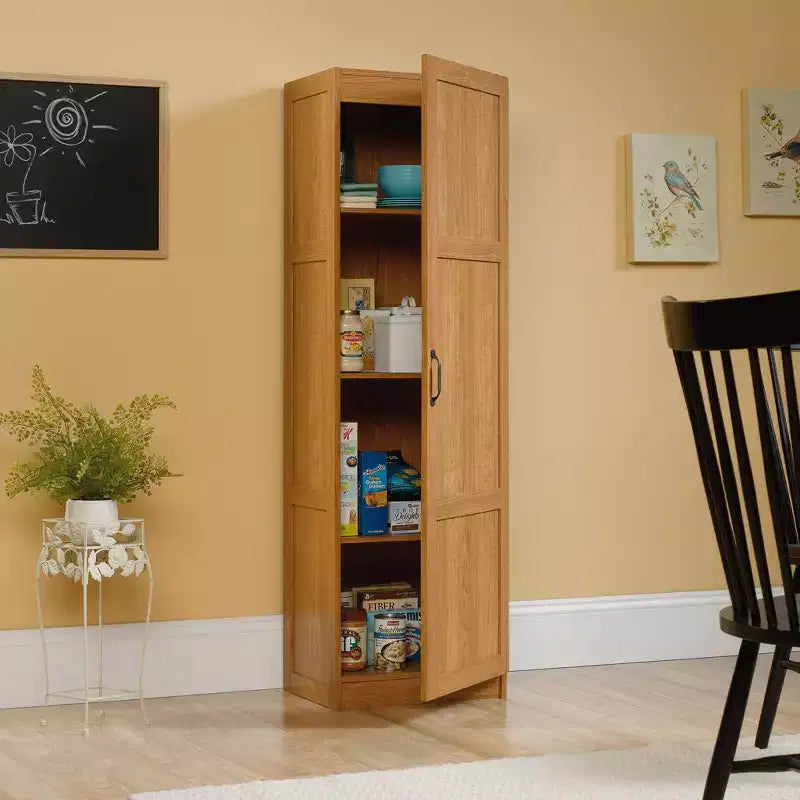 Mobile dispensa - rovere Highland, stile tradizionale, 3 ripiani regolabili