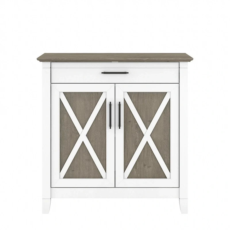 Sekretářský stůl Key West s úložnou skříňkou od Bush Furniture